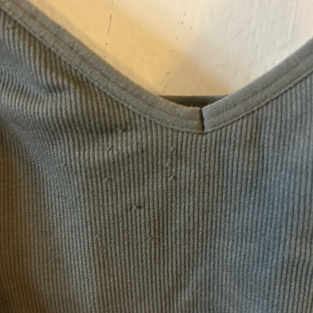 Dynamite Charcoal Ribbed Top - Picture 4 of 4